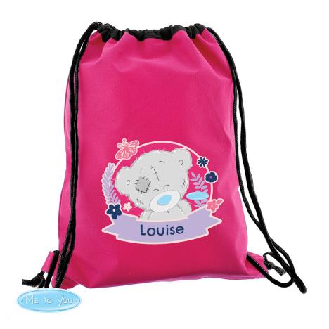 Personalised Me to You Bear Pink Swim & Kit Bag £14.99
